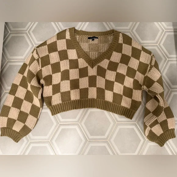 Blue Blush Warm Beige Knit Top - Picture 2 of 4